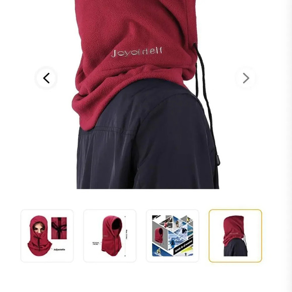 Joyoldelf Thermal Balaclava Face Mask Outdoor Sports Mask Hood Hat - Picture 5 of 12